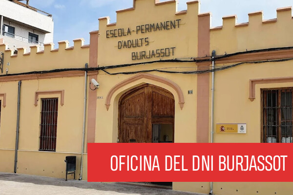 Oficina de extedición del DNI en Burjassot (Oficina DNI y Pasaporte)
