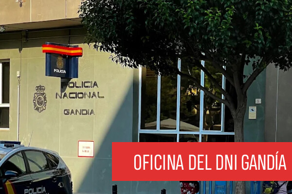 Oficina de extedición del DNI en Gandia (Comisaría de la Policía Nacional)