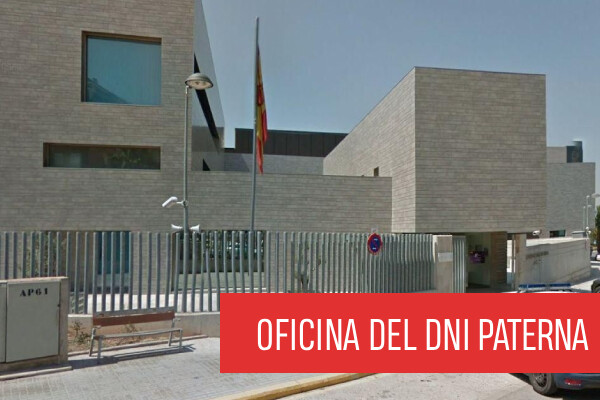 Oficina de extedición del DNI en Paterna (Oficina DNI y Pasaporte)