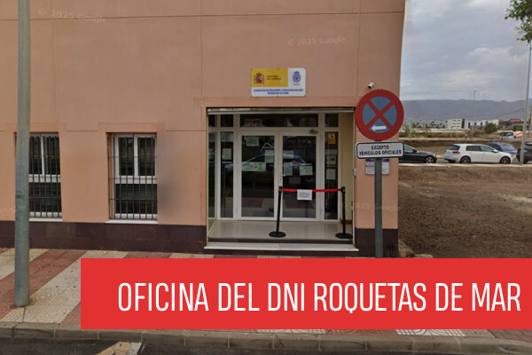 Oficina de extedición del DNI en Roquetas de Mar (Oficina DNI y Pasaporte)
