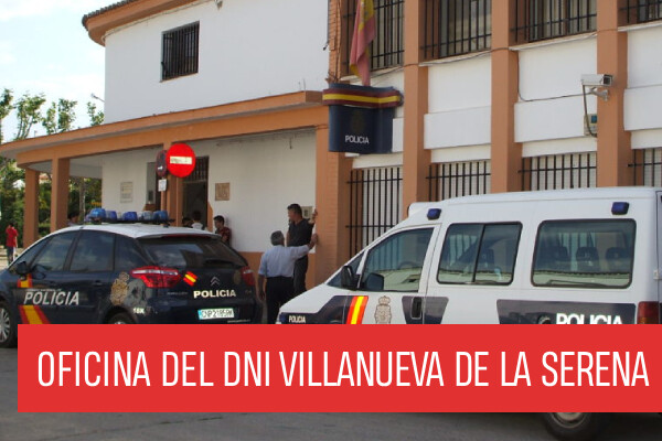 Oficina de extedición del DNI en Villanueva de la Serena (Oficina DNI y Pasaporte)